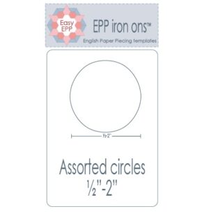 Circles Assorted Size Papers (dissolvable) Hugs n Kisses - Paper Piecing