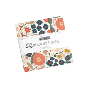 Imaginary Flowers Charm Square Applique, patchwork and quilting fabrics. Fabric Collection by Gingiber for Moda Fabrics