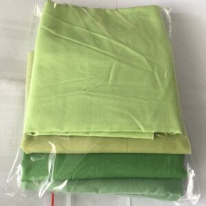 Bella Solids Green Remanent Pack Moda Fabrics Applique, patchwork and quilting fabric.