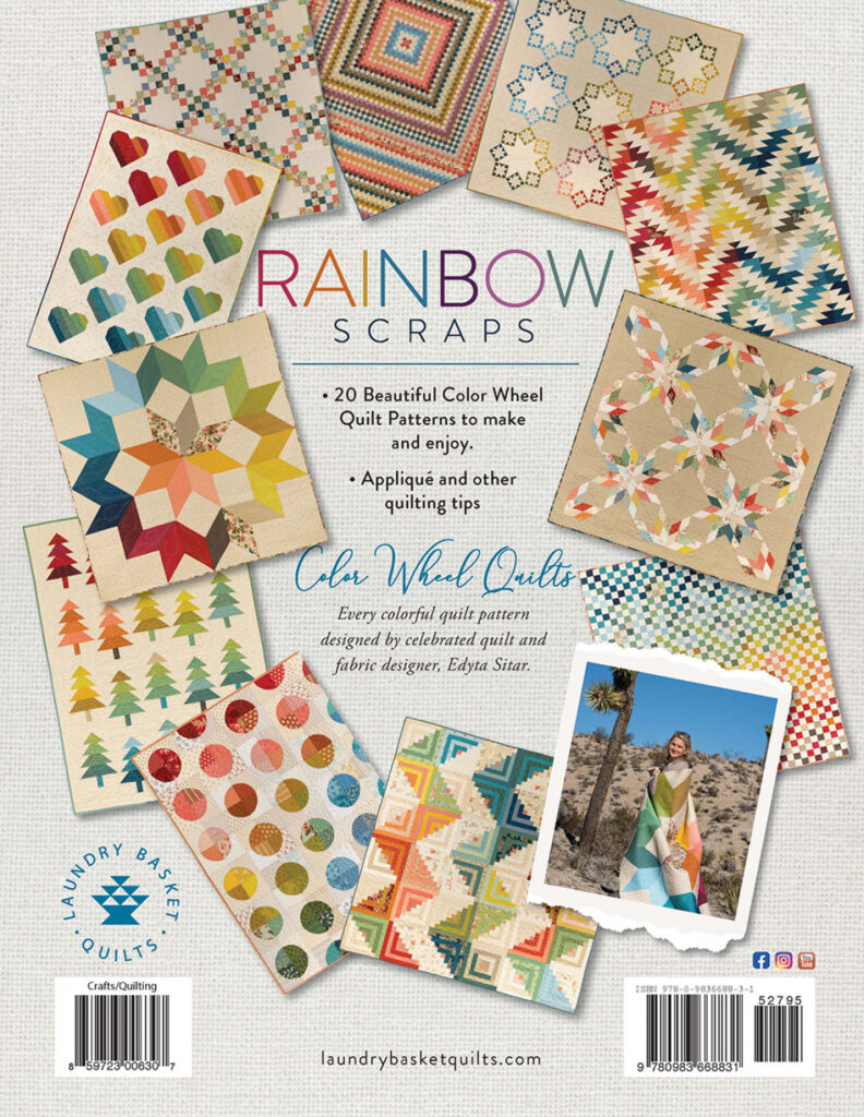Rainbow Scraps book by Edyta Sitar for Laundry Basket Quilts