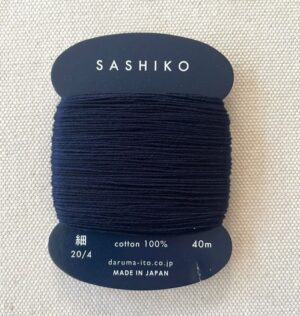 Sashiko Thread - KI-2400 Deep Indigo - 40m - Cotton Threads