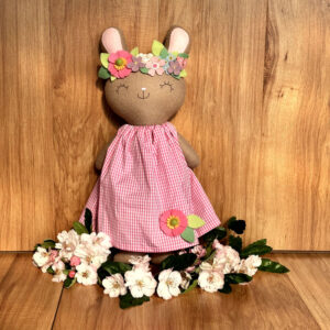 Blossom Bunny - by Two Brown Birds - Softie Doll Pattern