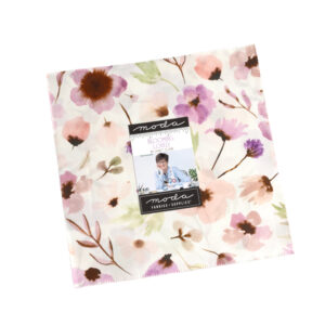 Blooming Lovely Layer Cake Applique, patchwork and quilting fabrics. Range by Janet Clare for Moda Fabrics.