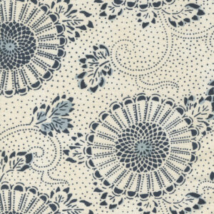 Indigo Blooming 48090-18 by Debbie Maddy for Moda Fabrics Applique, patchwork and quilting fabric