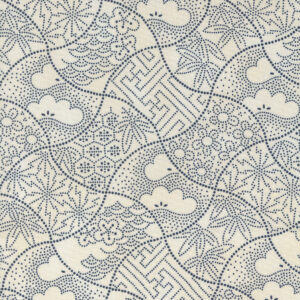 Indigo Blooming 48094-18 by Debbie Maddy for Moda Fabrics Applique, patchwork and quilting fabric.