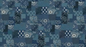 Indigo Blooming 48098-12 by Debbie Maddy for Moda Fabrics Applique, patchwork and quilting fabric