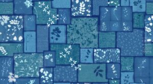 Bluebell 16960-11 by Janet Clare for Moda Fabrics Applique, patchwork and quilting fabric