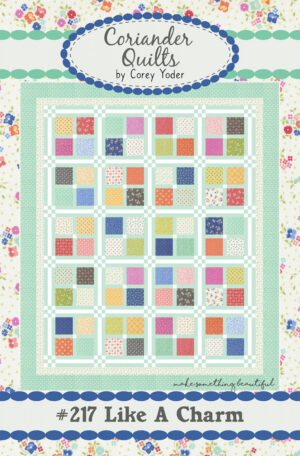 Like a Charm Quilt patterns by Coriander Quilts