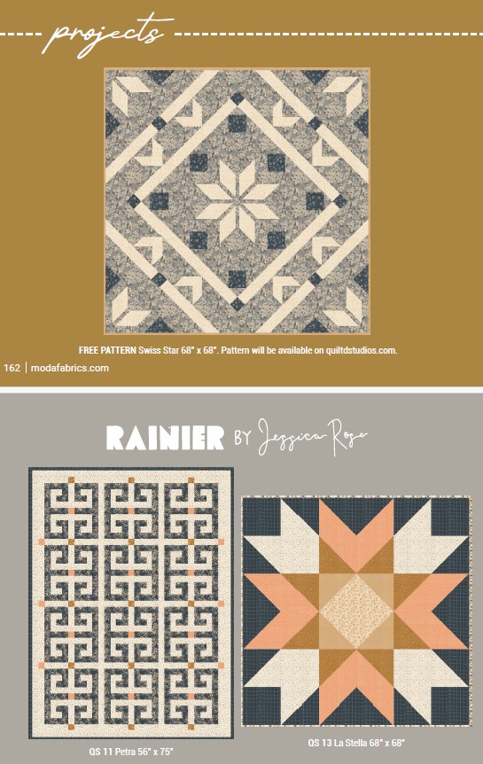 Rainier Charm Square

Applique, patchwork and quilting fabrics.

Fabric Collection by Jessica Rose for Moda Fabrics