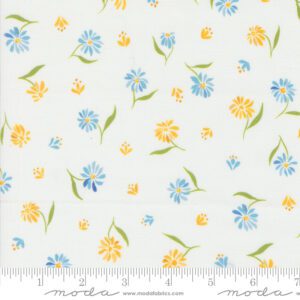 Sunshine & Blue Skies 39826-11 by Create Joy Project for Moda Fabrics Applique, patchwork and quilting fabric.
