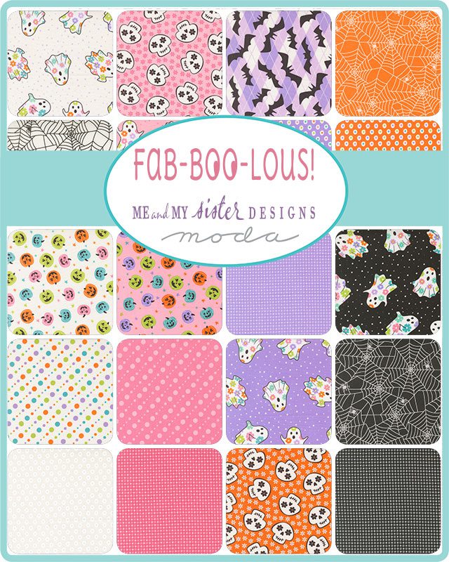 Fab-Boo-Lous Charm Square

Applique, patchwork and quilting fabrics.

Range by Me & My Sister for Moda Fabrics.