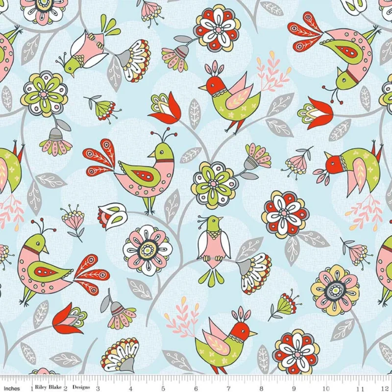 Dutch Treats 5280 Blue by Riley Blake Fabrics