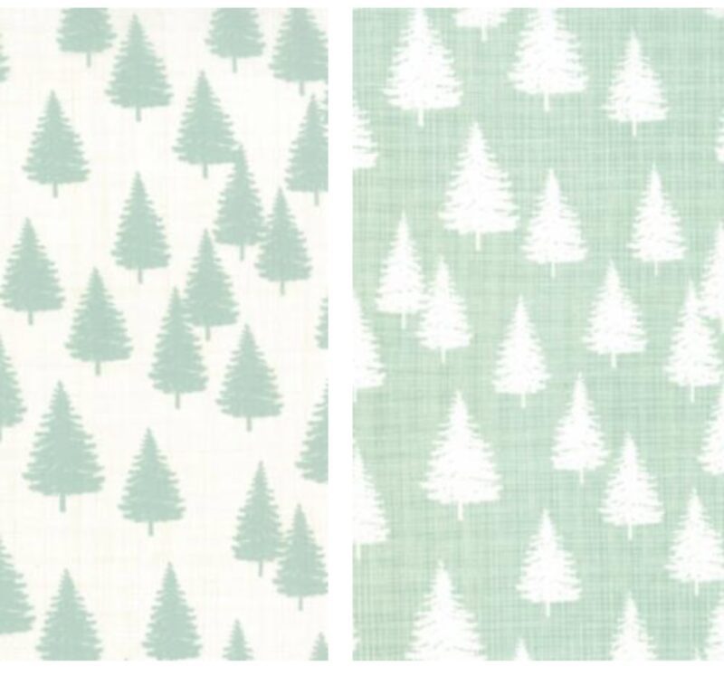 Winterberry 13143 Mint/White Bundle by Katie & Birdie for Moda Fabrics Applique, patchwork and quilting fabric