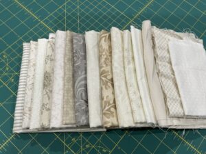 Cream Fabric Bundle - 3.6m Applique, patchwork and quilting fabric