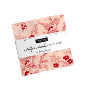 Sallys Stitches  Charm Square Applique, patchwork and quilting fabrics. Range by Betsy Cutchian for Moda Fabrics.
