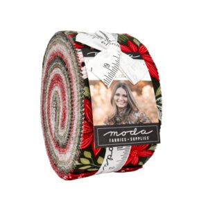 Berry and Pine Jelly Roll Applique, patchwork and quilting fabrics. Range by Lella Boutique for Moda Fabrics.