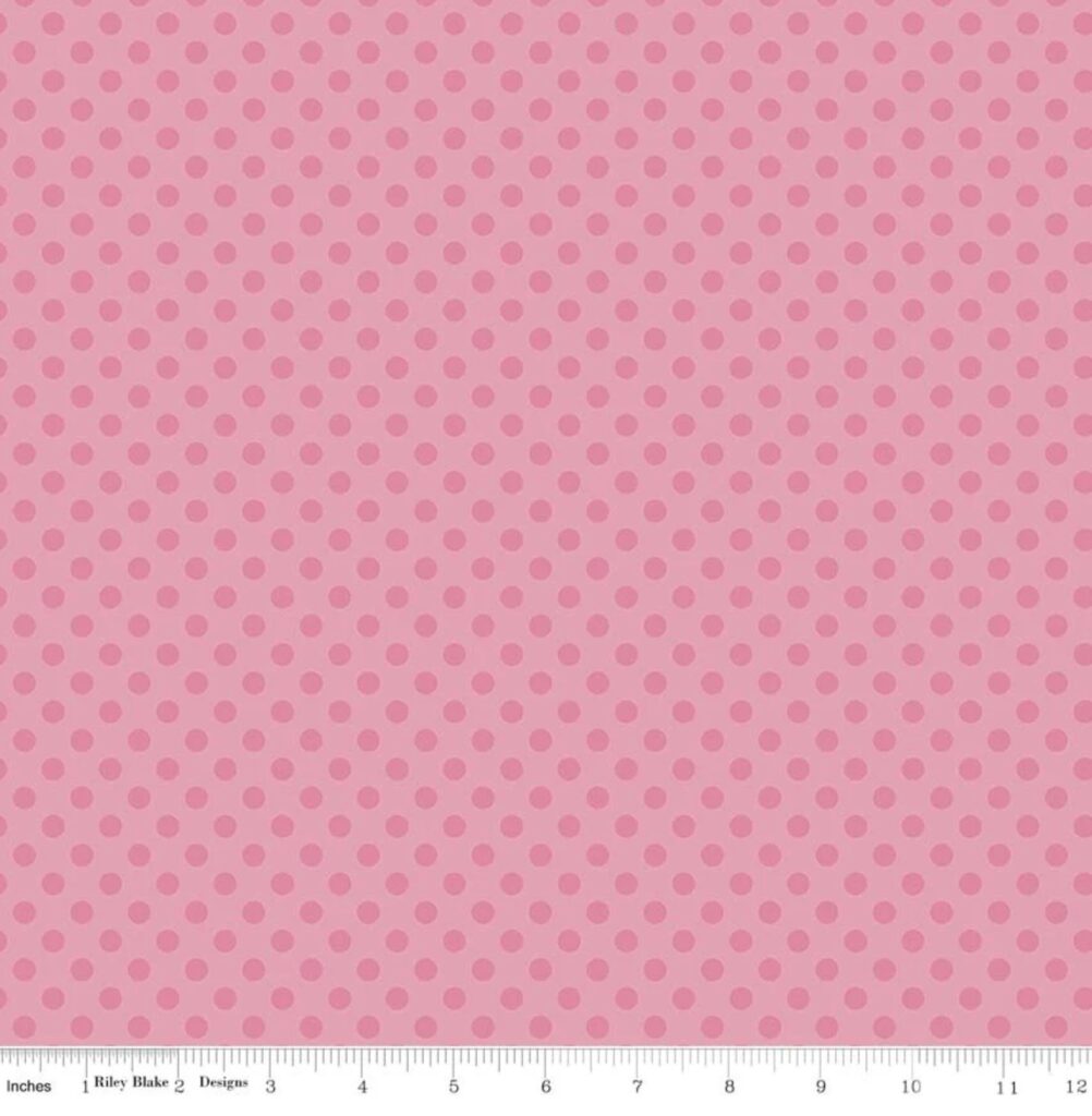 Small Dot Tone on Tone Hot Pink c420-70 for Riley Blake Designs Applique, patchwork and quilting fabric