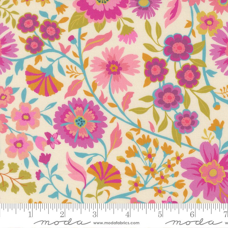 Parlor 11961-11 by Chrystal Manning for Moda Fabrics Applique, patchwork and quilting fabric