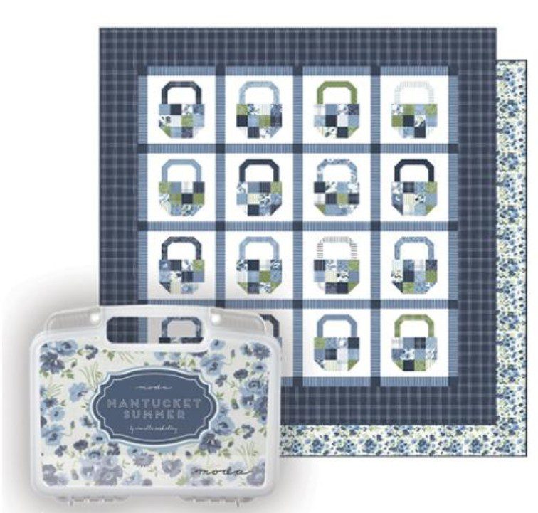 Nantucket Summer Collectors Bin Applique, patchwork and quilting fabric. Range by Camille Roskelley for Moda Fabrics.