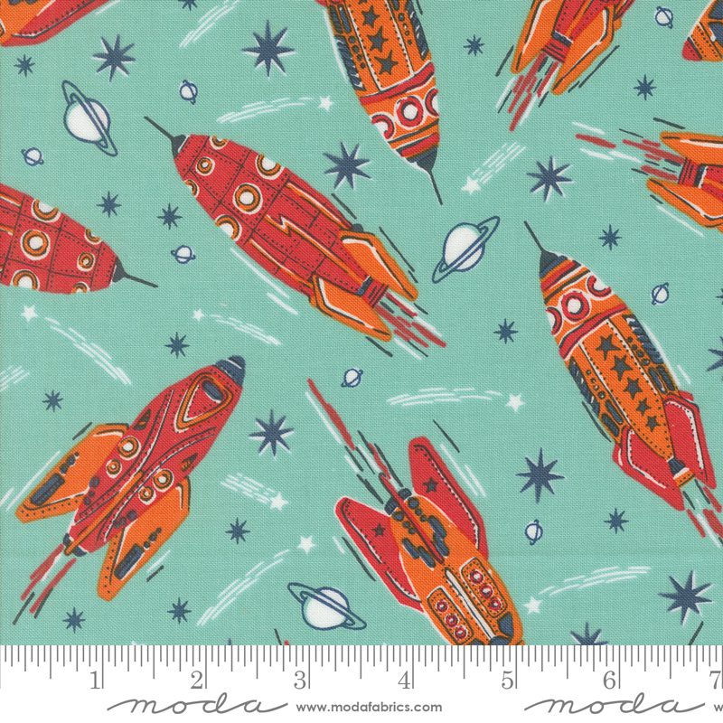 321 Blast Off 20950-17
by Stacy Iest Hsu for Moda Fabrics
Applique, patchwork and quilting fabric.
