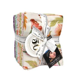 Floral Fondant Fat Quarter Bundle Applique, patchwork and quilting fabrics. Range by Linn Warme for Moda Fabrics.