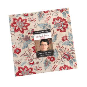 Fleur de Paris Layer Cake Applique, patchwork and quilting fabrics. Range by French General for Moda Fabrics.