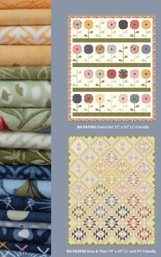 Fieldrush Charm Square Applique, patchwork and quilting fabrics. Fabric Range by Basic Grey  for Moda Fabrics.