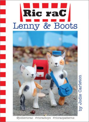 Lenny & Boots - by Ric Rac - Cat Softy Pattern