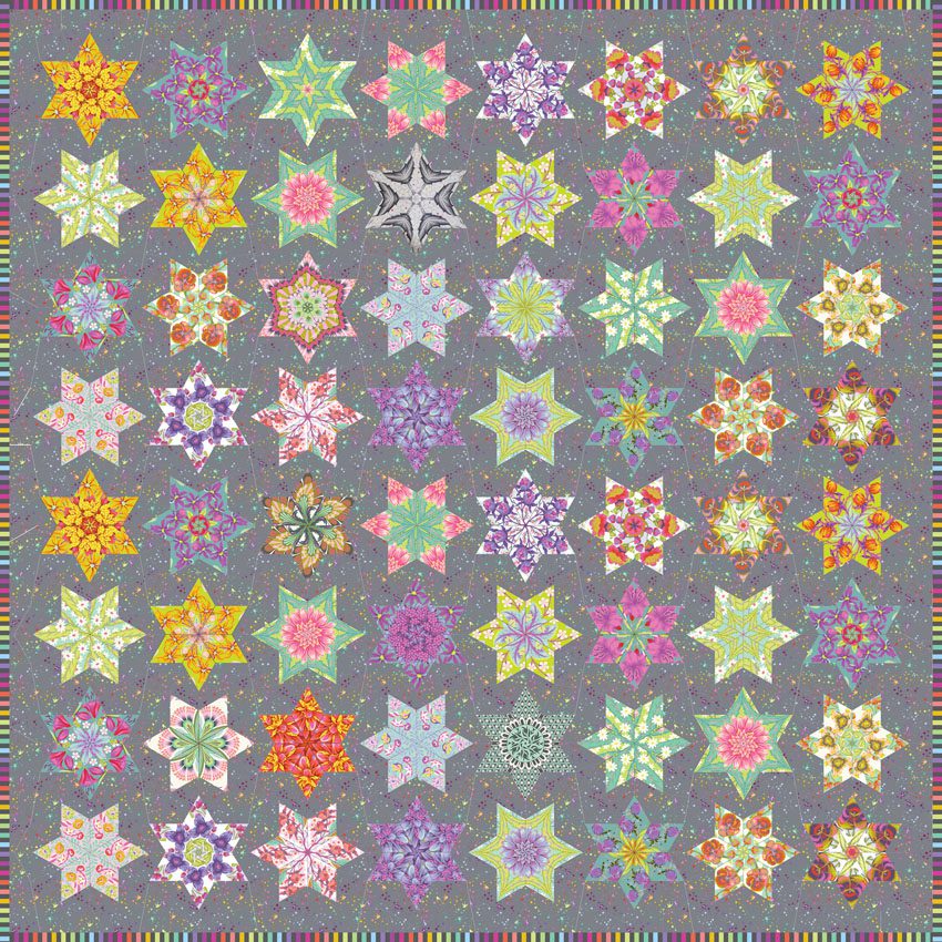 Spinning Stars - Full EPP, Templates & Pattern- Lilabelle Lane 