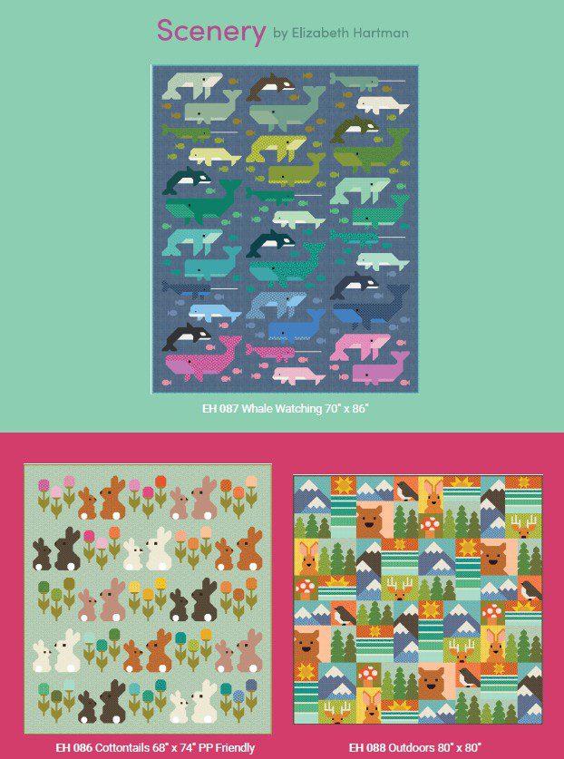 Scenery Fabric Collection

Applique, patchwork and quilting fabrics.

Range by Elizabeth Hartman for Moda Fabrics.