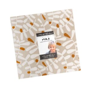 Mira Layer Cake Applique, patchwork and quilting fabrics. Range by Zen Chic for Moda Fabrics.