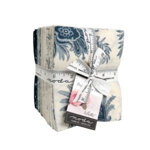 Breathtaking Blues Fat Quarter Bundle Applique, patchwork and quilting fabrics. Range by 3 Sisters for Moda Fabrics.