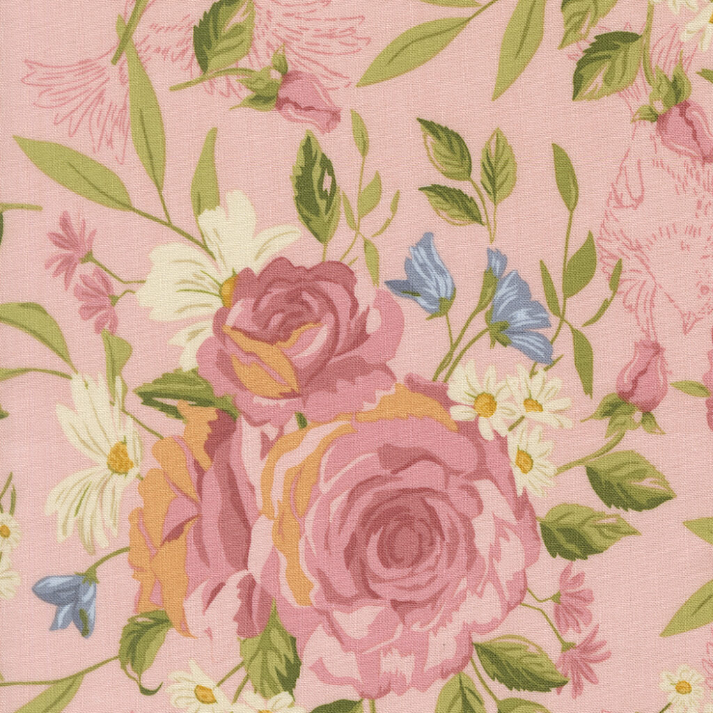 My Secret Garden 20980-23 Fabric Collection by Stacy Iest Hsu for Moda Fabrics Applique, patchwork and quilting  cotton fabric.
