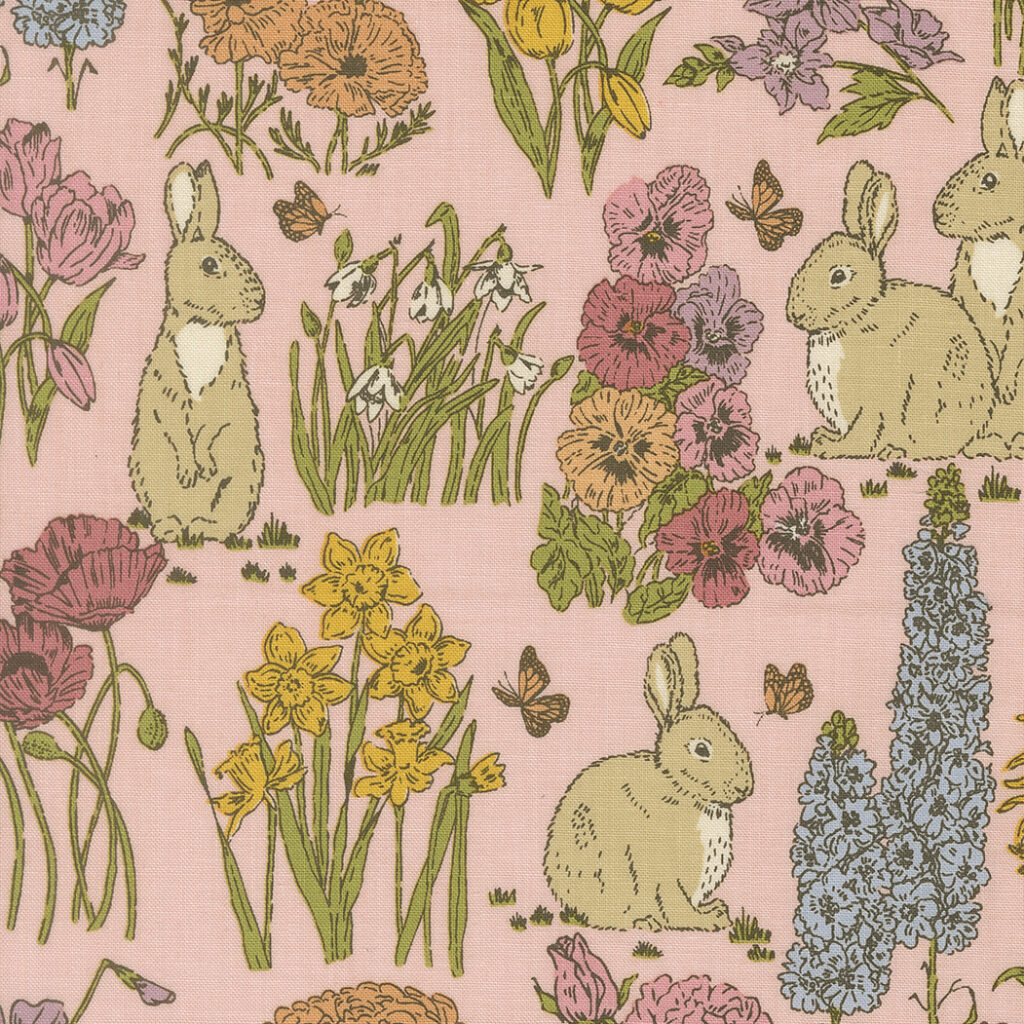 My Secret Garden 20982-23 Fabric Collection by Stacy Iest Hsu for Moda Fabrics Applique, patchwork and quilting  cotton fabric