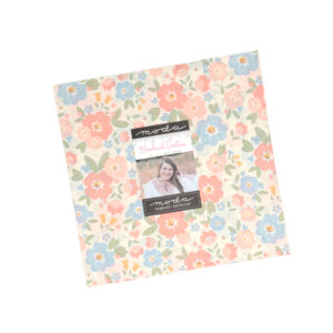 Handmade Sweetness Layer Cake Applique, patchwork and quilting fabrics. Fabric Range by Heather Briggs of My Sew Quilty Life for Moda Fabrics.