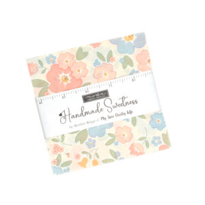 Handmade Sweetness Charm Square Applique, patchwork and quilting fabrics. Fabric Range by Heather Briggs of My Sew Quilty Life for Moda Fabrics.
