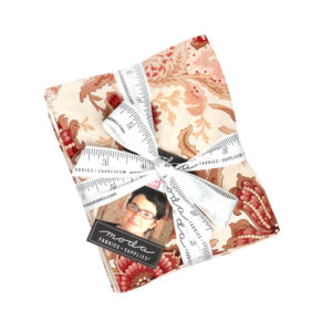 Le Jardin Rouge Fat Quarter Bundle Applique, patchwork and quilting fabric. Range by French General for Moda Fabrics.
