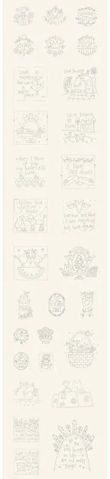 Handy Stitches Preprinted Stitchery Panel
Designed by Natalie Bird for The Birdhouse.
Manufactured by Devonstone Designs