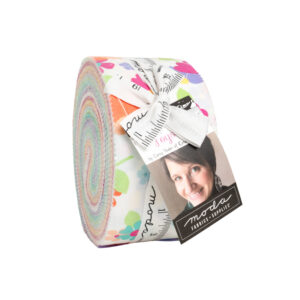 Joysome Jelly Roll Applique, patchwork and quilting fabrics. Range by Corey Yoder of Coriander Quilts for Moda Fabrics.