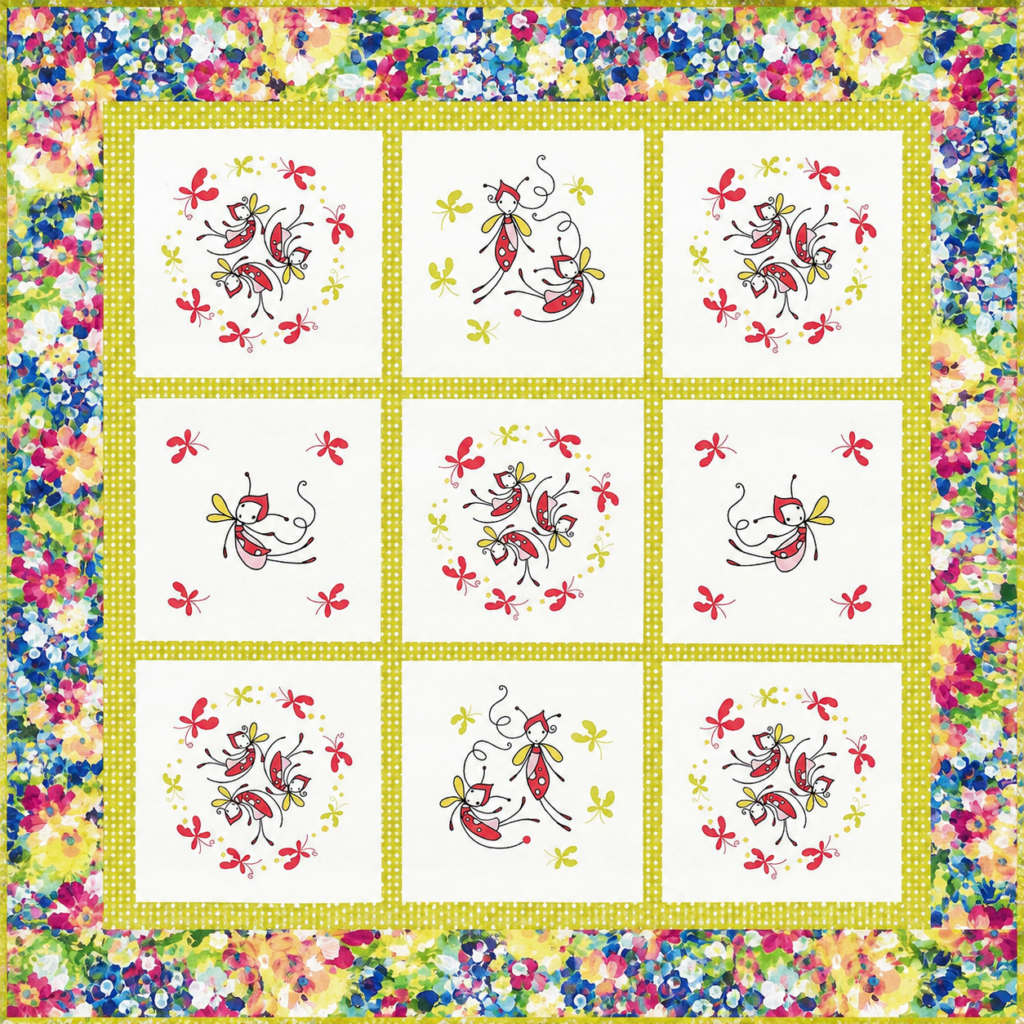 Butterfly Dance GREEN Quilt Fabric PACK