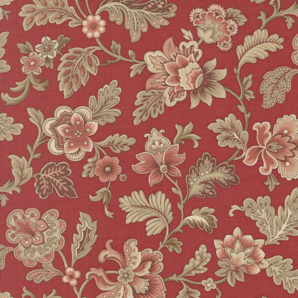 Le Jardin Rouge 36152=11
Fabric Collection by French General for Moda Fabrics
Applique, patchwork and quilting cotton fabric.