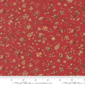 Le Jardin Rouge 36154-11 Fabric Collection by French General for Moda Fabrics Applique, patchwork and quilting  cotton fabric.