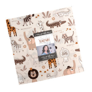 Wildly Cute Safari  Layer Cake Applique, patchwork and quilting fabrics. Fabric Range by Elena Amo for Moda Fabrics.