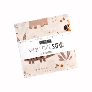 Wildly Cute Safari Charm Square Applique, patchwork and quilting fabrics. Range by Elena Amo for Moda Fabrics.