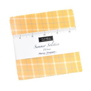 Summer Solstice Wovens Charm Square Applique, patchwork and quilting fabrics. Fabric Range by Janelle Kent of Pieces to Treasure for Moda Fabrics.