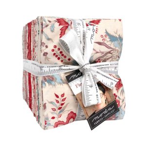 Fleur de Paris Fat Quarter Bundle Applique, patchwork and quilting fabrics. Range by French General for Moda Fabrics.