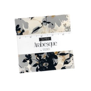 Arabesque Charm Square Applique, patchwork and quilting fabrics. Range by Studio M for Moda Fabrics.