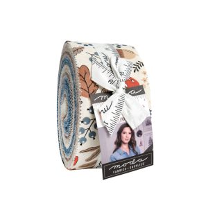 Natures Sketchbook Jelly Roll Applique, patchwork and quilting fabrics. Range by Elena Amo for Moda Fabrics.