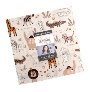 Wildly Cute Safari  Layer Cake Applique, patchwork and quilting fabrics. Fabric Range by Elena Amo for Moda Fabrics.