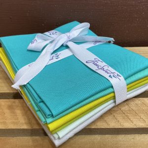 Tula Pink Designer Solids Fat Quarter Bundle (6pce) Applique, patchwork and quilting fabric.